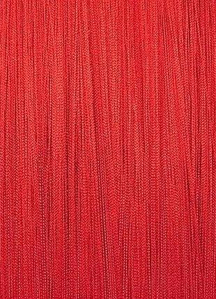 Шторы нити кисея однотонные 3х2,85м красный
