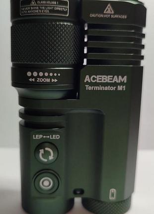 Acebeam terminator m1 nichia 519a 5000k cri90 тепле світло в зеленому корпусі
