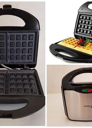Вафельниця для бельгійських вафель domotec ms 7705