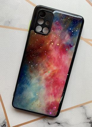 Чехол с принтом для samsung galaxy m31s галактика чёрный