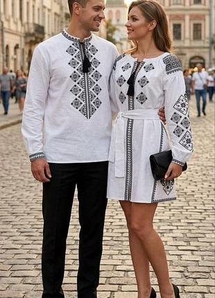 Платье с вышивкой, вышитое платье