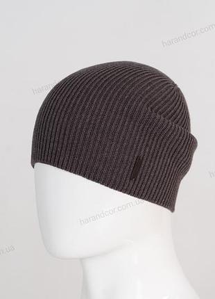 Шапка удлиненная ozzi cotton одинарная кофейный