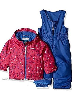 Columbia frosty slope pink ice 3t 92-98cm комбінезон коламбія комбинезон коламбия зимний зимовий костюм