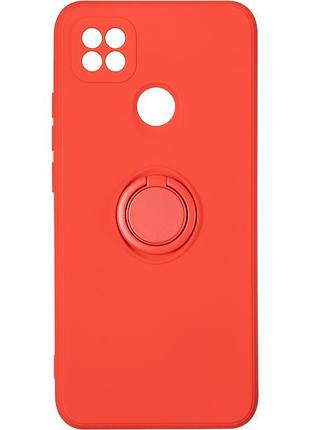 Чохол fiji holder ring для xiaomi redmi 9c бампер накладка з підставкою red