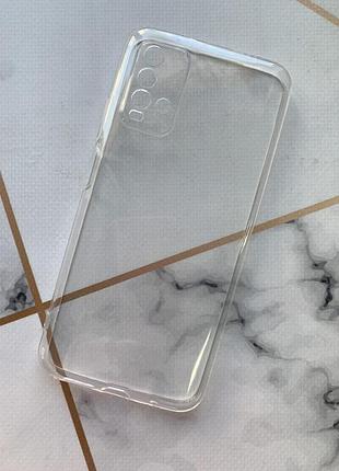 Ультратонкий прозрачный силиконовый чехол для xiaomi redmi 9t