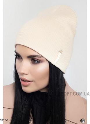 Жіноча шапка leks делюр перли