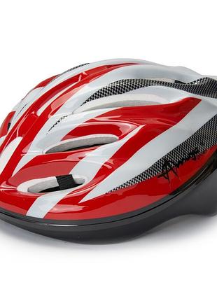 Шлем explore helmet armor l красный/белый/чёрный