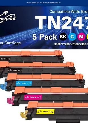 Уценка!тонер superprint tn247, подходящий для brother tn-243 tn-243cmyk tn-247 tn-247cmyk