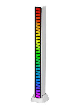 Музыкальный светильник rgb белый usb лампа звуковое управление