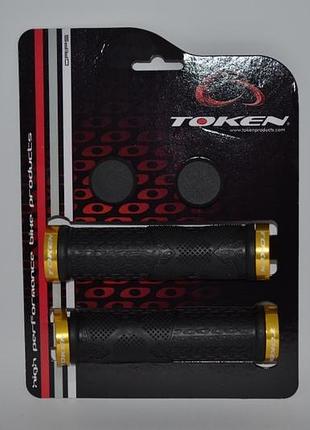 Гріпси вело token tk9881 чорно-золотий gold