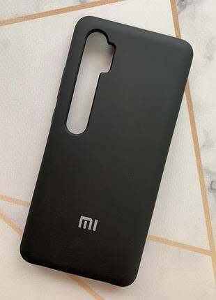 Силіконовий блискучий чохол для xiaomi mi note 10 / note 10 pro золотий