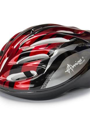 Шлем explore helmet armor m красный/серый