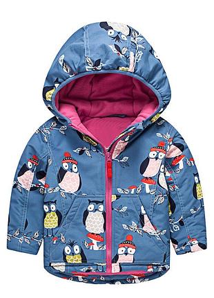 Meanbear куртка демисезонная бабочки для девочки 3-4-5-6-7 лет 116-122