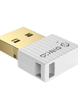 Адаптер orico bluetooth 5.0 black белый 5