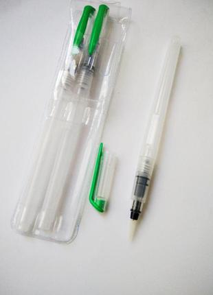 Набор кистей с резервуаром для воды 3 шт. | набор синтетических кистей | water brush pen| | нейлоновые кисти |