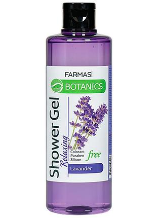 Гель для душу botanics з экстрактом лаванды farmasi 500 мл