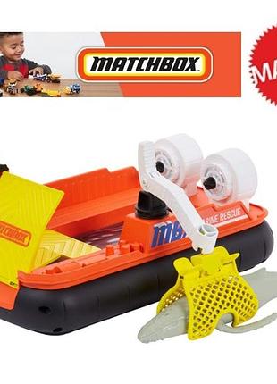 Matchbox™ rescue adventure whale rescue boat mattel gmh69 човен порятунок кита корабель корабль спасение кита