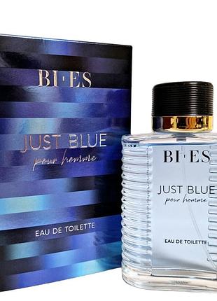 Туалетная вода мужская bi-es just blue pour homme 100 мл. джаст блу би ес