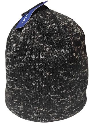 Мужская шапка apt. 9, beanie на флисовой подкладке из шерпы, темно-серый