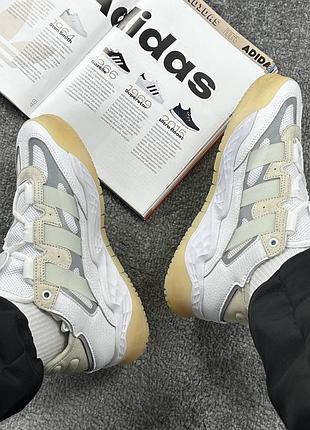 Кроссовки adidas niteball white gum артикул 117