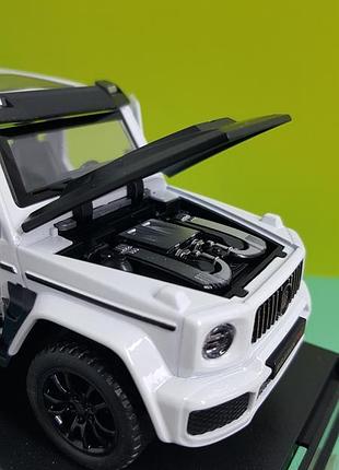 Игрушка mb g-class brabus автосвит premium белый 8