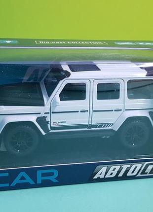 Игрушка mb g-class brabus автосвит premium белый 9