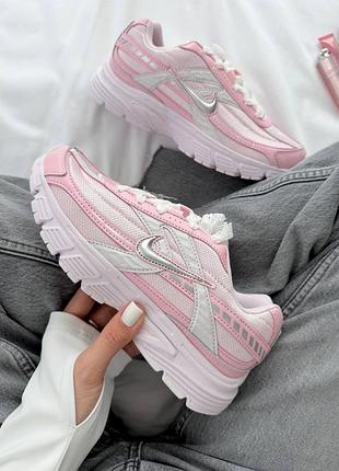 Женские кроссовки nike initiator pink grey найк розового с серым цветами