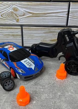Машинка для дрифта на радіокеруванні ferrari 1:24 на акумуляторі світаються фари | дрифт машина на пульт керування
