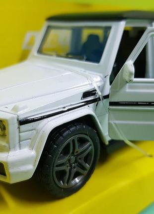 Игрушка mb g-class автосвит белый 3