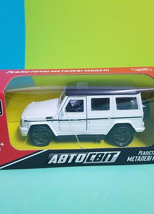 Игрушка mb g-class автосвит белый 5