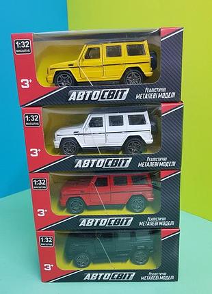 Игрушка mb g-class автосвит белый 6