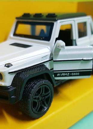 Игрушка mb g-class автопром белый 4
