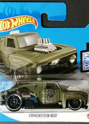 Базовые машинки hot wheels, оригинал mattel, машинки хот вилс erikenstein rod зеленый