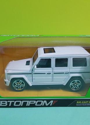 Іграшка mb g-class автопром білий 5