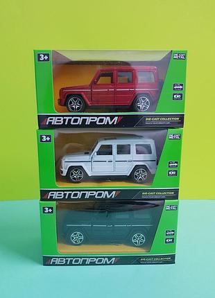 Іграшка mb g-class автопром білий 6