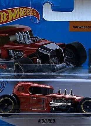 Базові машинки hot wheels, оригінал mattel, машинки хот вілс mod rod червоний
