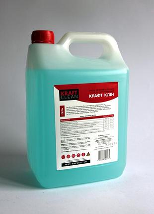 Дезінфекційний та антисептичний засіб kraft clean, гель , 5 л.