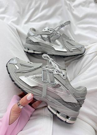 Женские кроссовки new balance 1906a grey silver консульт серебристого беланса серого с серебристым цветами