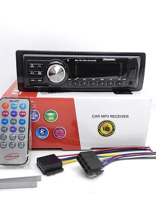 Автомагнитола пионер 1042 fm mp3 200w 4*50w стиль pioneer с радиатором охлаждения