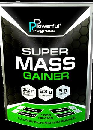 Гейнер powerful progress super mass gainer, 1 кг — тирамісу (115777)