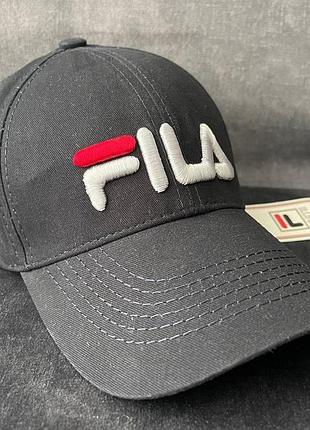 Кепка, бейсболка fila темно-синя 046