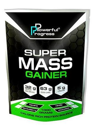 Гейнер powerful progress super mass gainer, 2 кг — лісовий фрукт (115767)