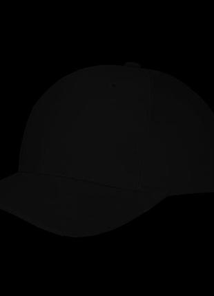 Дитяча кепка 6-панельна headwear kids brushed heavy cotton чорна