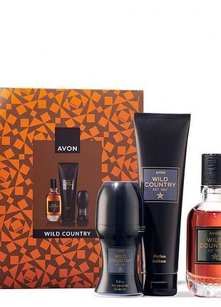 Подарочный набор avon wild country в подарочной упаковке