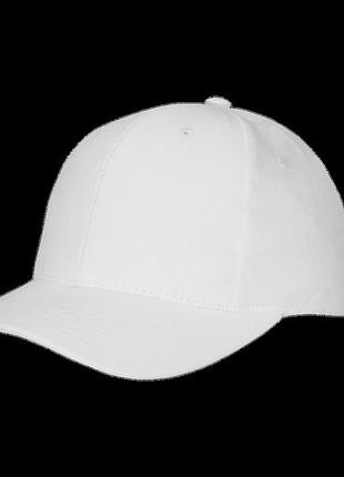 Дитяча кепка 6-панельна headwear kids brushed heavy cotton біла