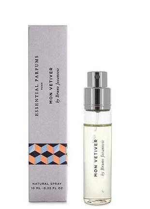 Прямолинейный аромат для мужчин и женщин mon vetiver essential parfums