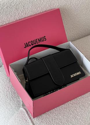 Сумка jacquemus le grand bambino черный