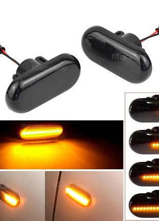 Renault megane i (ba0/1_) поворотники led бегущие указатель повторитель поворота на крыле боковой комплект