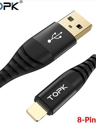 Кабель apple lightning topk an42 50см black