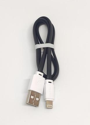 Usb lightning кабель cafele 50cм black 3